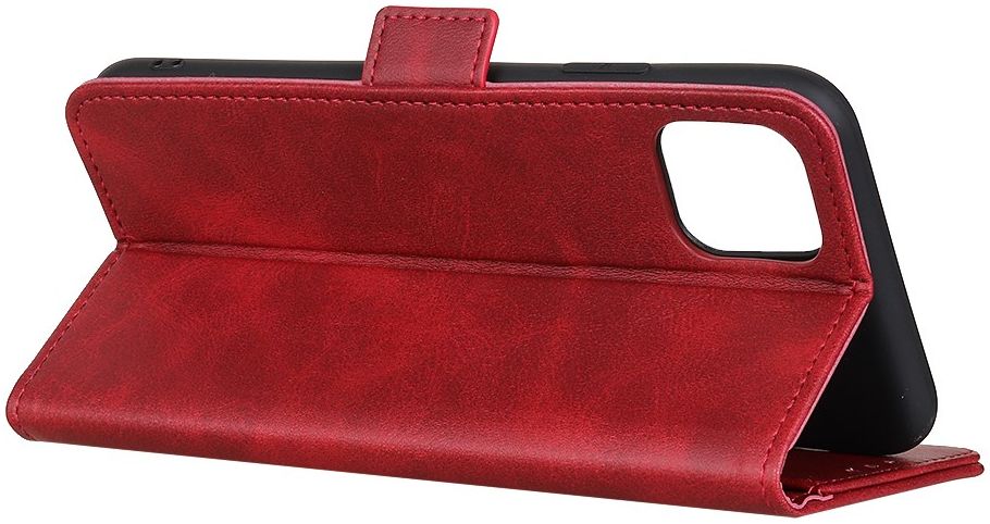 Apple iPhone 12 Mini Hoesje Portemonnee Book Case Rood afbeelding 6