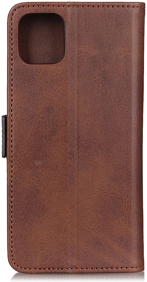 Apple iPhone 12 Mini Hoesje Portemonnee Book Case Coffee afbeelding 4