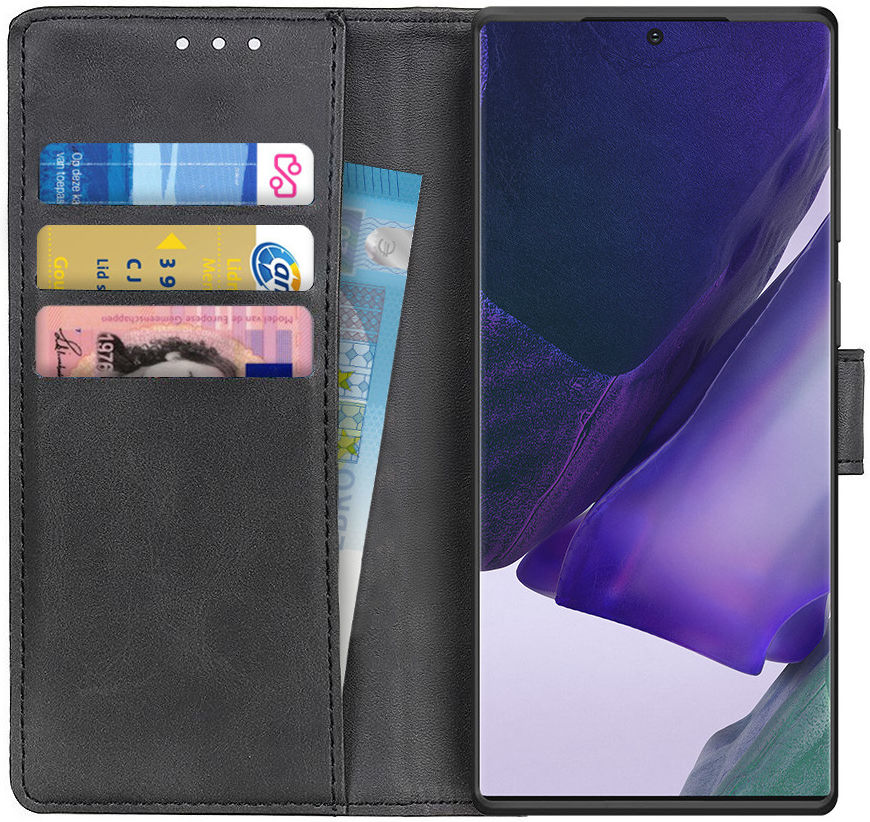 Samsung Galaxy Note 20 Ultra Hoesje Portemonnee Zwart afbeelding 1
