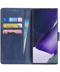 Samsung Galaxy Note 20 Ultra Hoesje Portemonnee Blauw