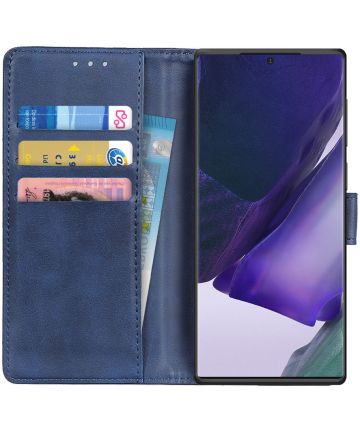 Samsung Galaxy Note 20 Ultra Hoesje Portemonnee Blauw Hoesjes