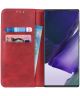 Samsung Galaxy Note 20 Ultra Hoesje Portemonnee Splitleer Rood