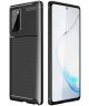 Samsung Galaxy Note 20 Hoesje Siliconen Carbon Zwart