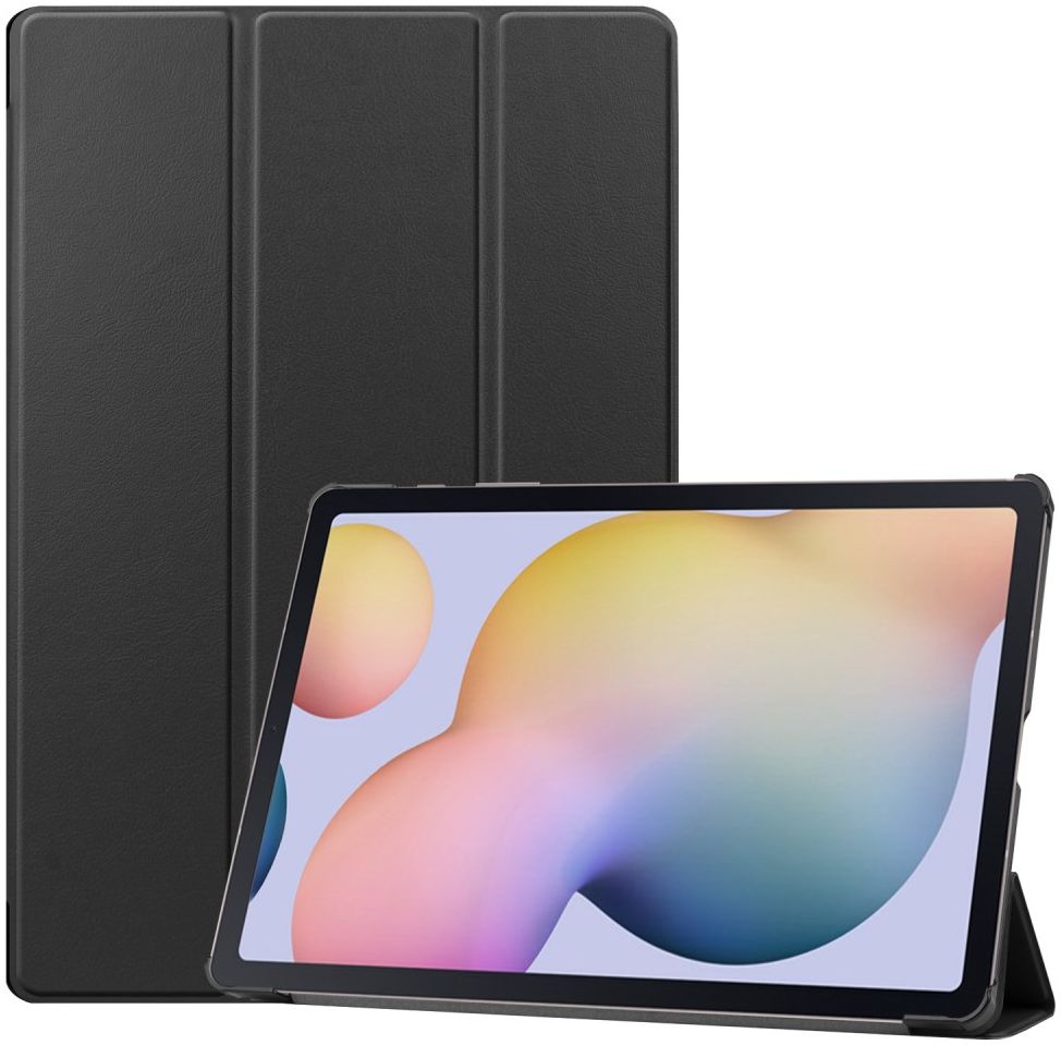 Samsung Galaxy Tab S7 Plus Tri-fold Hoes Zwart afbeelding 1