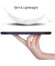 Samsung Galaxy Tab S7 Plus Tri-fold Hoes Donker Blauw