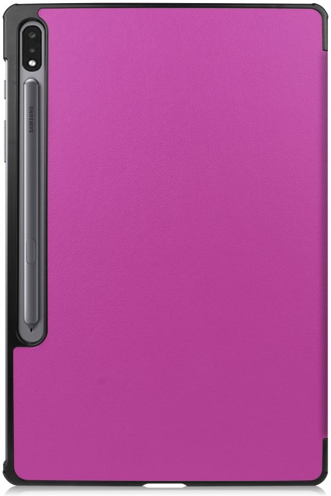 Samsung Galaxy Tab S7 Plus Tri-fold Hoes Paars afbeelding 8