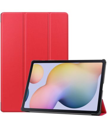 Samsung Galaxy Tab S7 Plus Tri-fold Hoes Rood Hoesjes