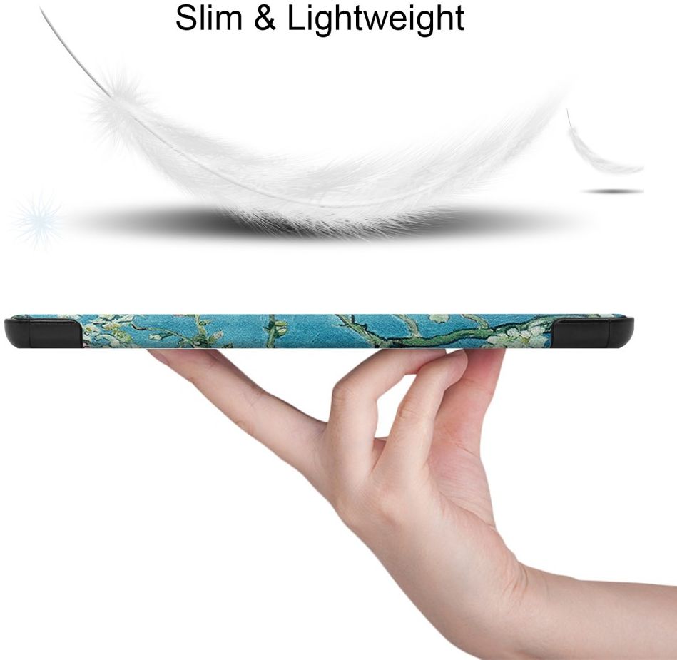 Samsung Galaxy Tab S7 Plus Hoesje Tri-Fold Blossom Print afbeelding 2