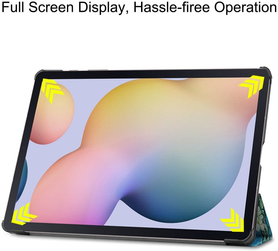 Samsung Galaxy Tab S7 Plus Hoesje Tri-Fold Blossom Print afbeelding 4