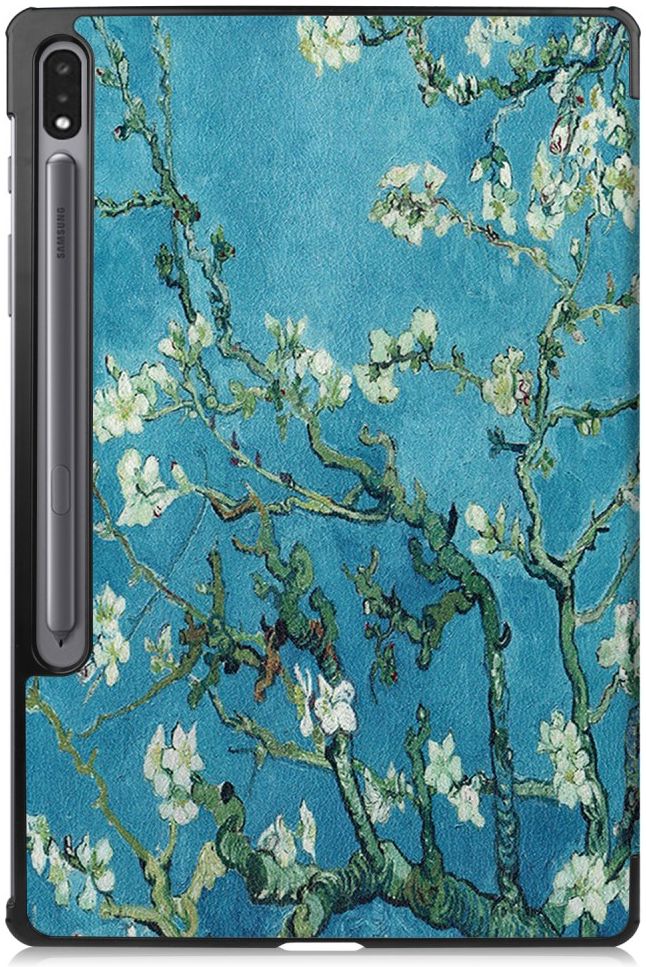 Samsung Galaxy Tab S7 Plus Hoesje Tri-Fold Blossom Print afbeelding 8
