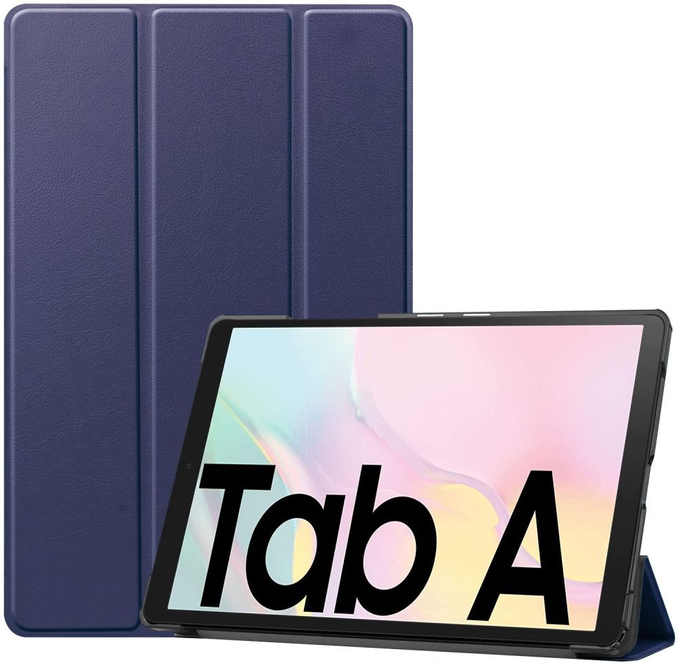 Samsung Galaxy Tab A7 (2020 / 2022) Hoes Tri-fold Book Case Blauw afbeelding 1
