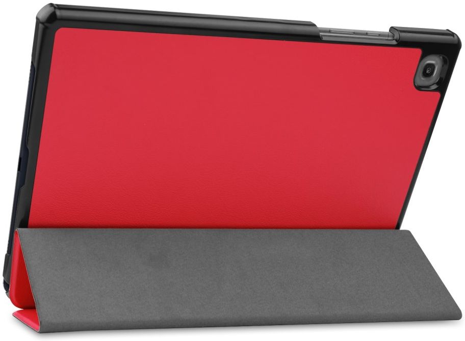Samsung Galaxy Tab A7 (2020 / 2022) Hoes Tri-fold Book Case Rood afbeelding 6