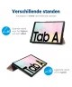 Samsung Galaxy Tab A7 (2020 / 2022) Hoes Tri-fold Book Case Roze Goud