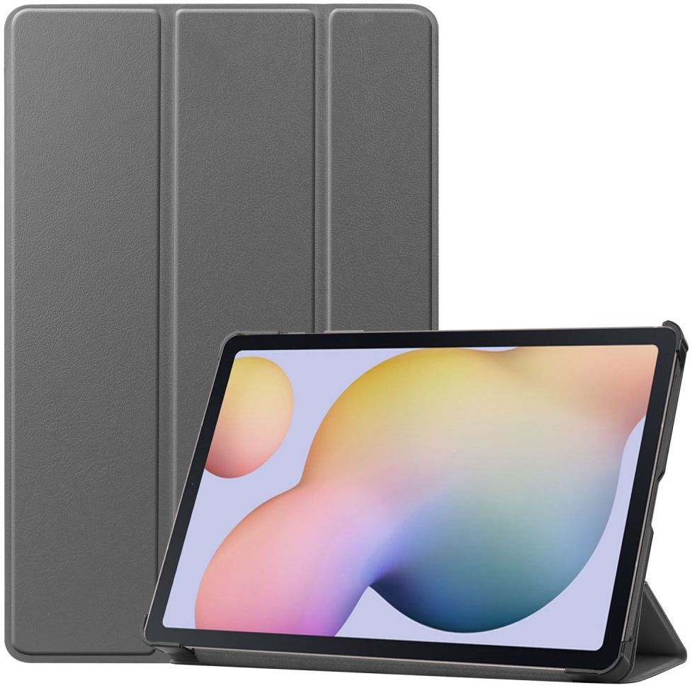 Samsung Galaxy Tab S7 Tri-fold Hoes Grijs afbeelding 1