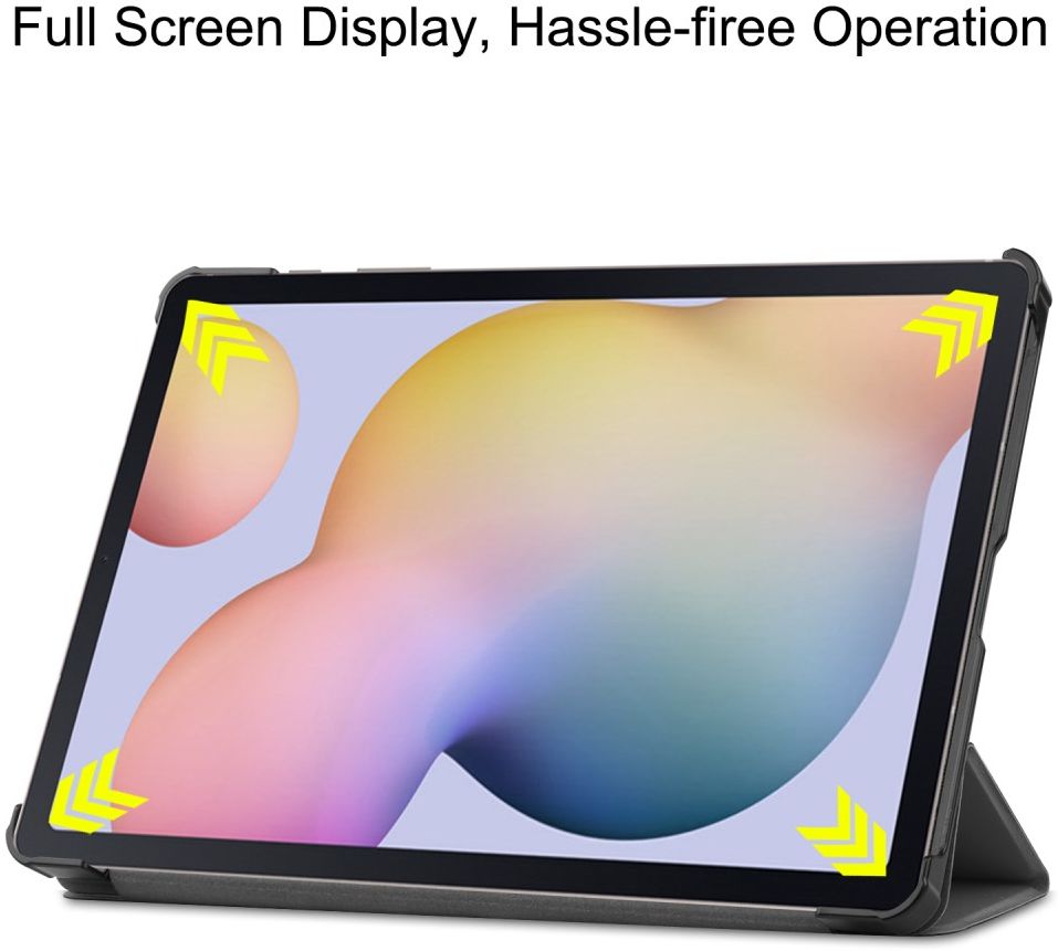 Samsung Galaxy Tab S7 Tri-fold Hoes Grijs afbeelding 4