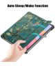 Samsung Galaxy Tab S7 Hoesje Tri-Fold Book Case Blossom Print