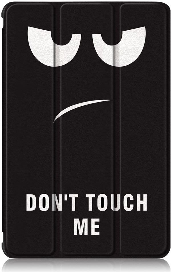 Samsung Galaxy Tab S7 Hoesje Tri-Fold Book Case Don't Touch Me Print afbeelding 3