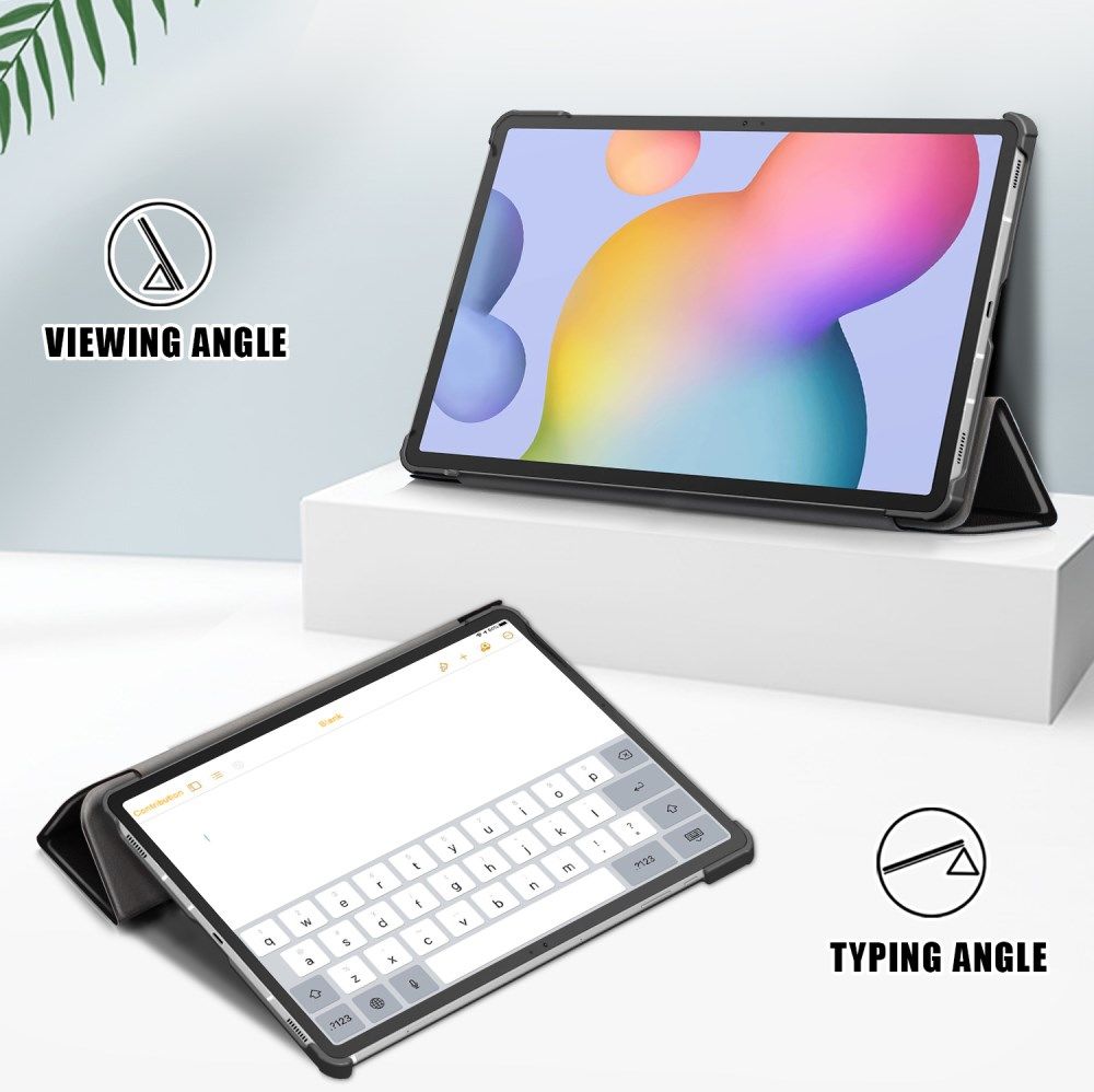 Samsung Galaxy Tab S7 Hoesje Tri-Fold Book Case Don't Touch Me Print afbeelding 5