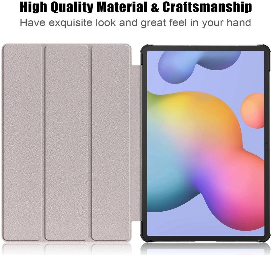 Samsung Galaxy Tab S7 Hoesje Tri-Fold Book Case Don't Touch Me Print afbeelding 9