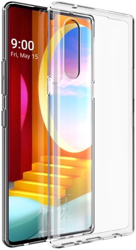 IMAK UX-5 LG Velvet Hoesje Flexibel en Dun TPU Transparant afbeelding 1