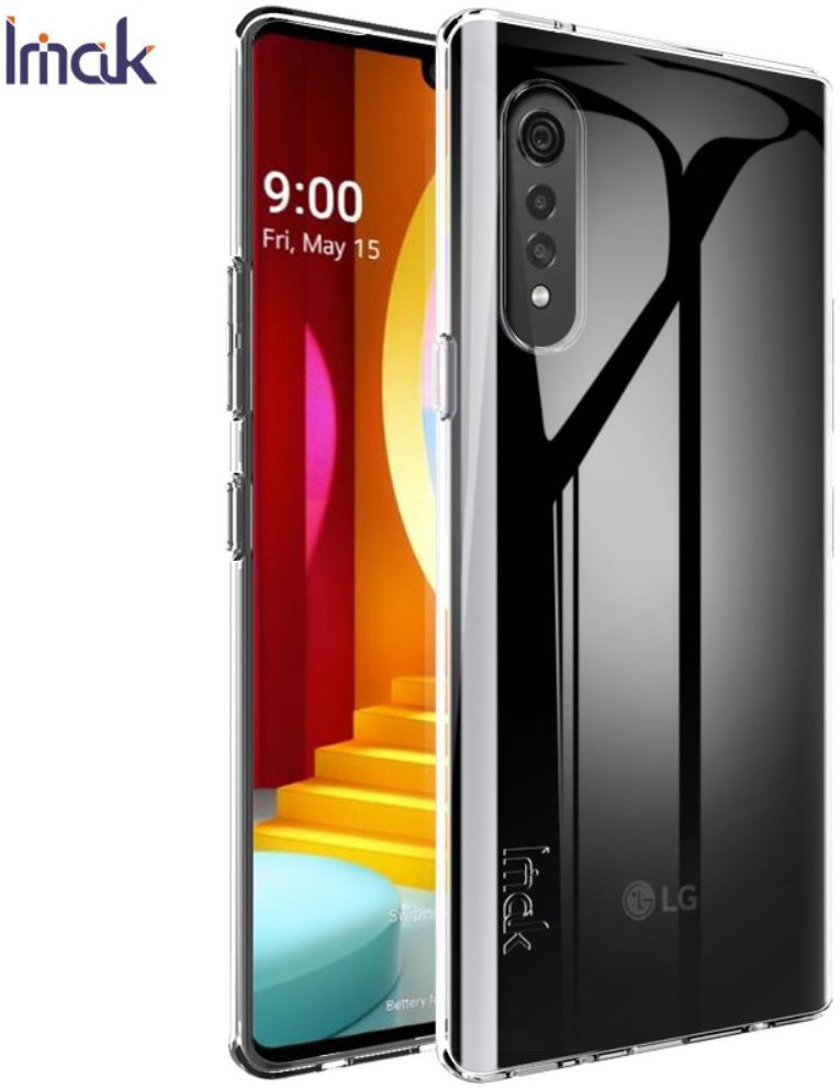 IMAK UX-5 LG Velvet Hoesje Flexibel en Dun TPU Transparant afbeelding 3