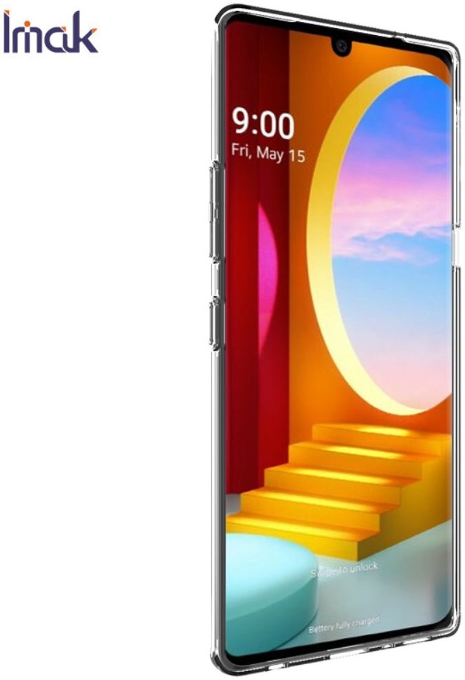 IMAK UX-5 LG Velvet Hoesje Flexibel en Dun TPU Transparant afbeelding 5