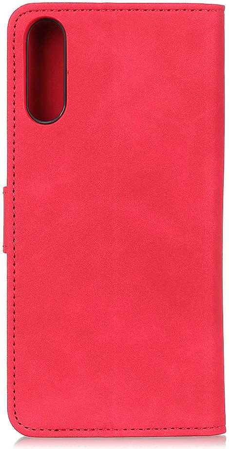 LG Velvet Vintage Wallet Hoesje Rood afbeelding 4