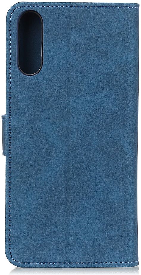 KHAZNEH LG Velvet Hoesje Retro Wallet Book Case Blauw afbeelding 3