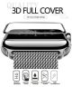 Apple Watch 44MM 2-in-1 Screenprotector 3D Volledig Dekkend Zwart
