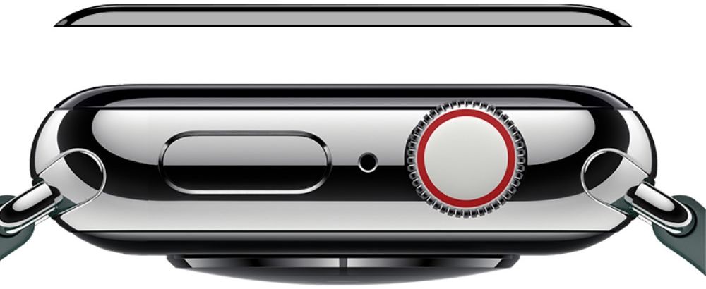 Nillkin 3D AW+ Apple Watch 42MM Screenprotector Tempered Glass Zwart afbeelding 3