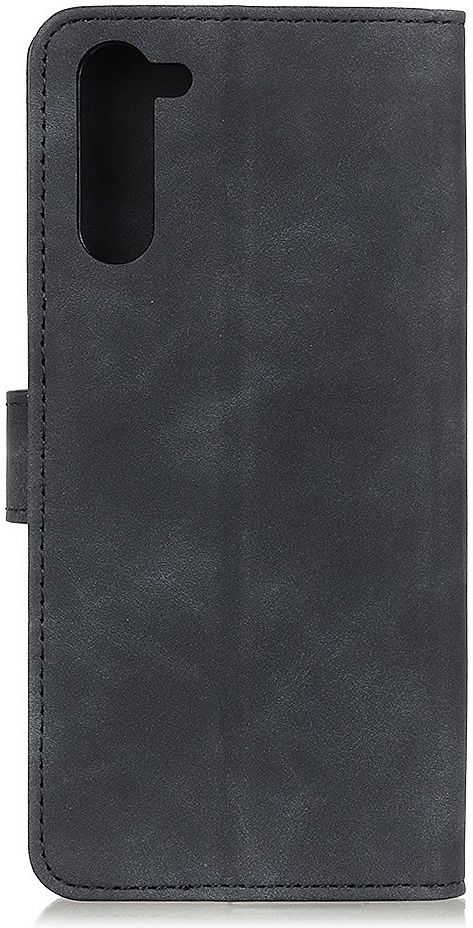 KHAZNEH OnePlus Nord Hoesje Retro Wallet Book Case Zwart afbeelding 6
