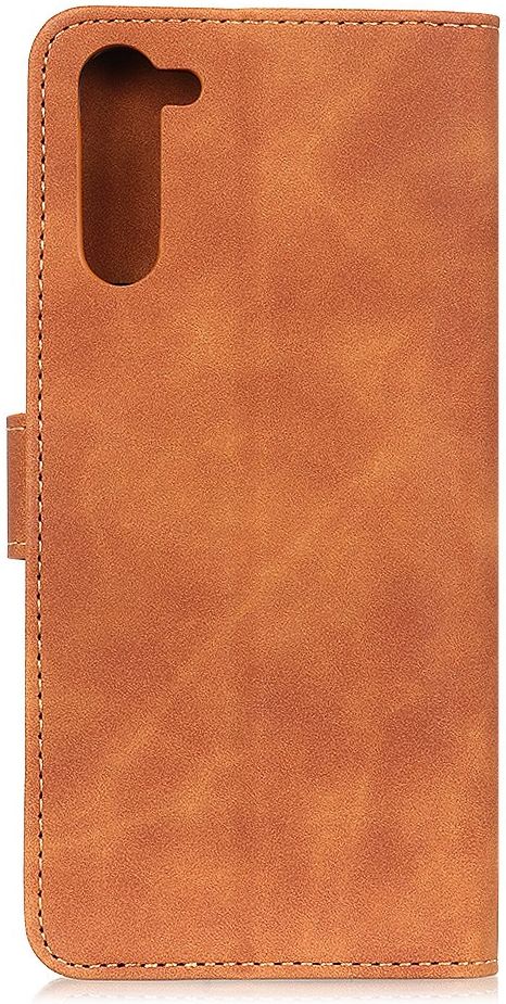 KHAZNEH OnePlus Nord Hoesje Retro Wallet Book Case Bruin afbeelding 4