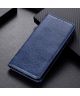 OnePlus Nord Book Case Leather Wallet Case Blauw