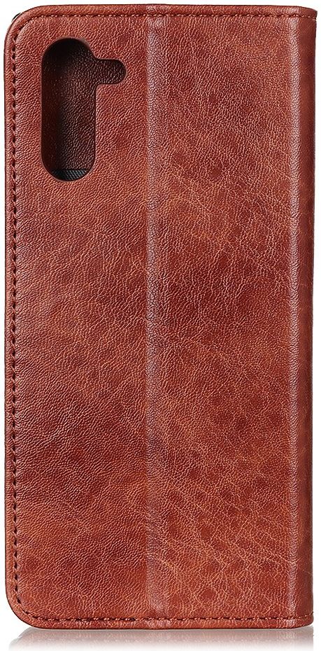 OnePlus Nord Book Case Leather Wallet Case Bruin afbeelding 7