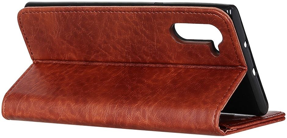 OnePlus Nord Book Case Leather Wallet Case Bruin afbeelding 8