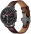 Universeel Smartwatch 20MM Bandje - Echt Leer - met Vlindersluiting - Bruin afbeelding 2