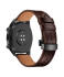 Universeel Smartwatch 20MM Bandje - Echt Leer - met Vlindersluiting - Bruin afbeelding 3
