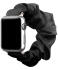 Apple Watch Bandje - Scrunchie - 3-10/SE/Ultra - 49/46/45/44/42MM - Zwart afbeelding 1