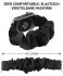 Apple Watch Bandje - Scrunchie - 3-10/SE/Ultra - 49/46/45/44/42MM - Zwart afbeelding 5