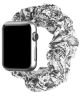 Apple Watch 45MM / 44MM / 42MM Bandje Elastische Scrunchie Slangen Print
