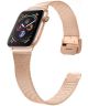 Apple Watch 1-9/SE 41/40/38MM Bandje Milanese met Klemsluiting Rose