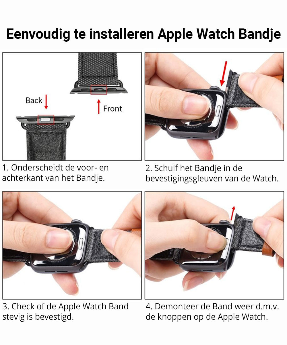 Dux Ducis Apple Watch 1-9/SE/Ultra 49/45/44/42MM Bandje Stof Roze afbeelding 13