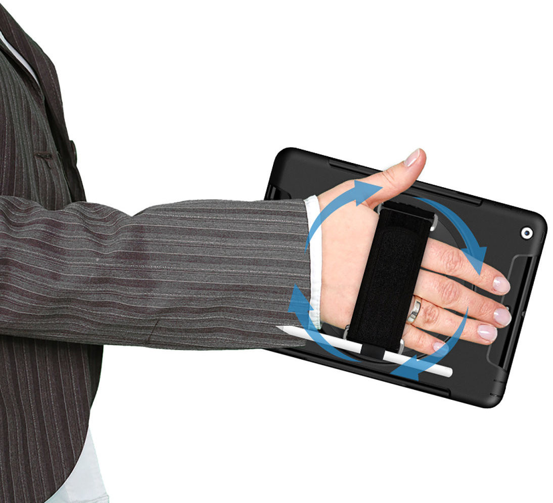 4smarts Rugged GRIP Samsung Galaxy Tab Active Pro Hoes Zwart afbeelding 9