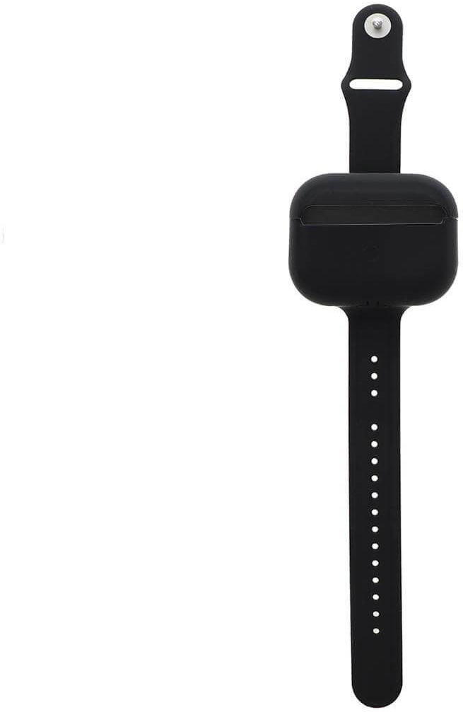 4Smarts AirPods Pro Siliconen Armband Zwart afbeelding 1