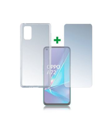 4smarts 360° Limited Protection Set Oppo A72 Transparant Hoesjes