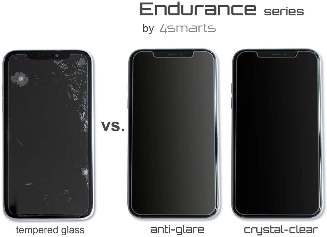 4smarts Hybrid Glass Apple iPhone 11 / XR Clear Screenprotector afbeelding 5