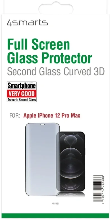 4smarts Second Glass 3D Apple iPhone 12 Pro Max Tempered Glass afbeelding 3