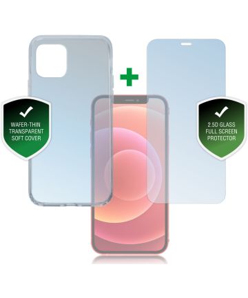 4smarts 360° Premium Protection Set Apple iPhone 12 Mini Transparant Hoesjes