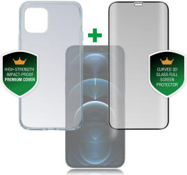 4smarts 360° Premium Protection Set Apple iPhone 12 / 12 Pro Zwart