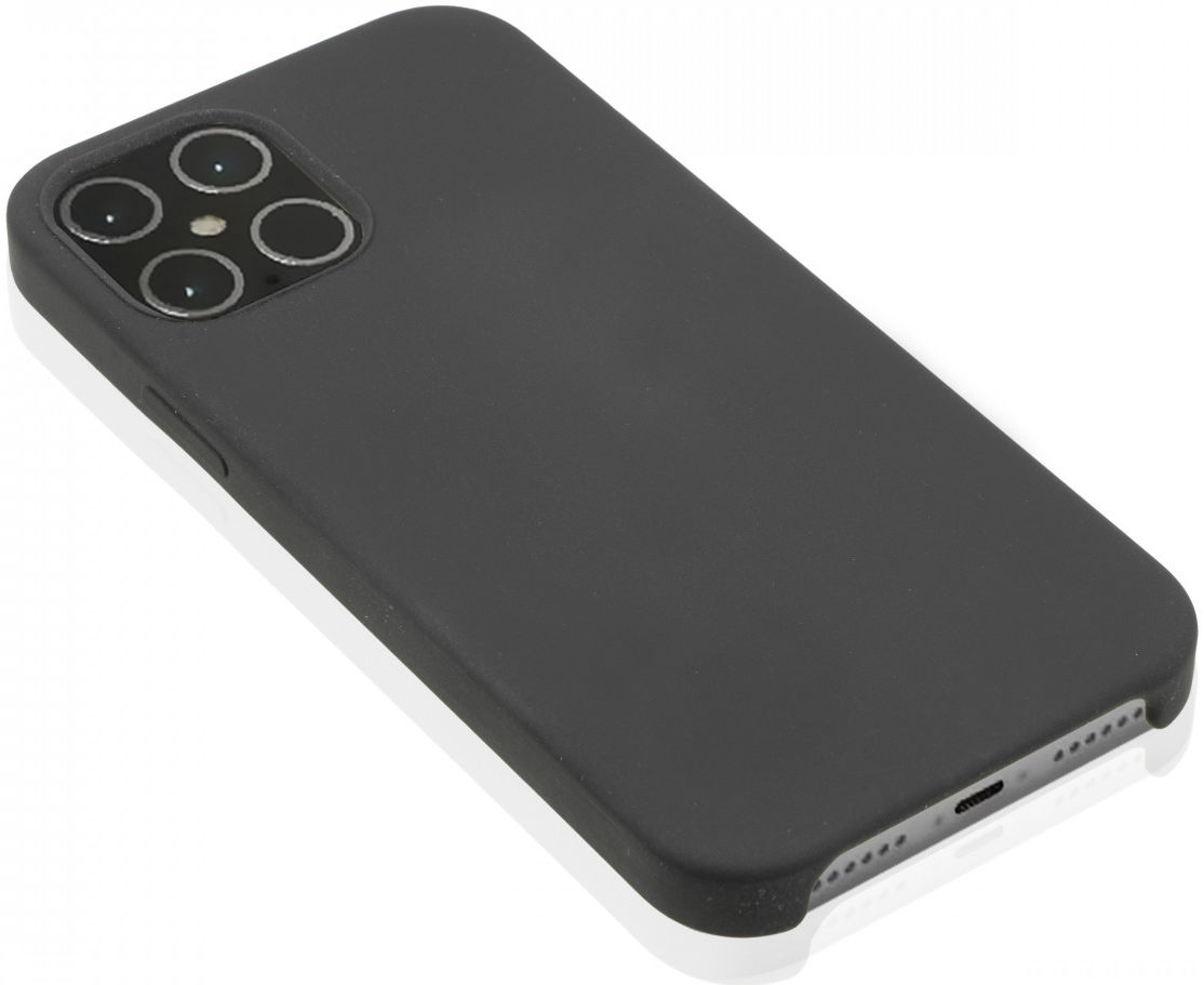4smarts CUPERTINO Apple iPhone 12 Pro Max Hoesje Siliconen Zwart afbeelding 2